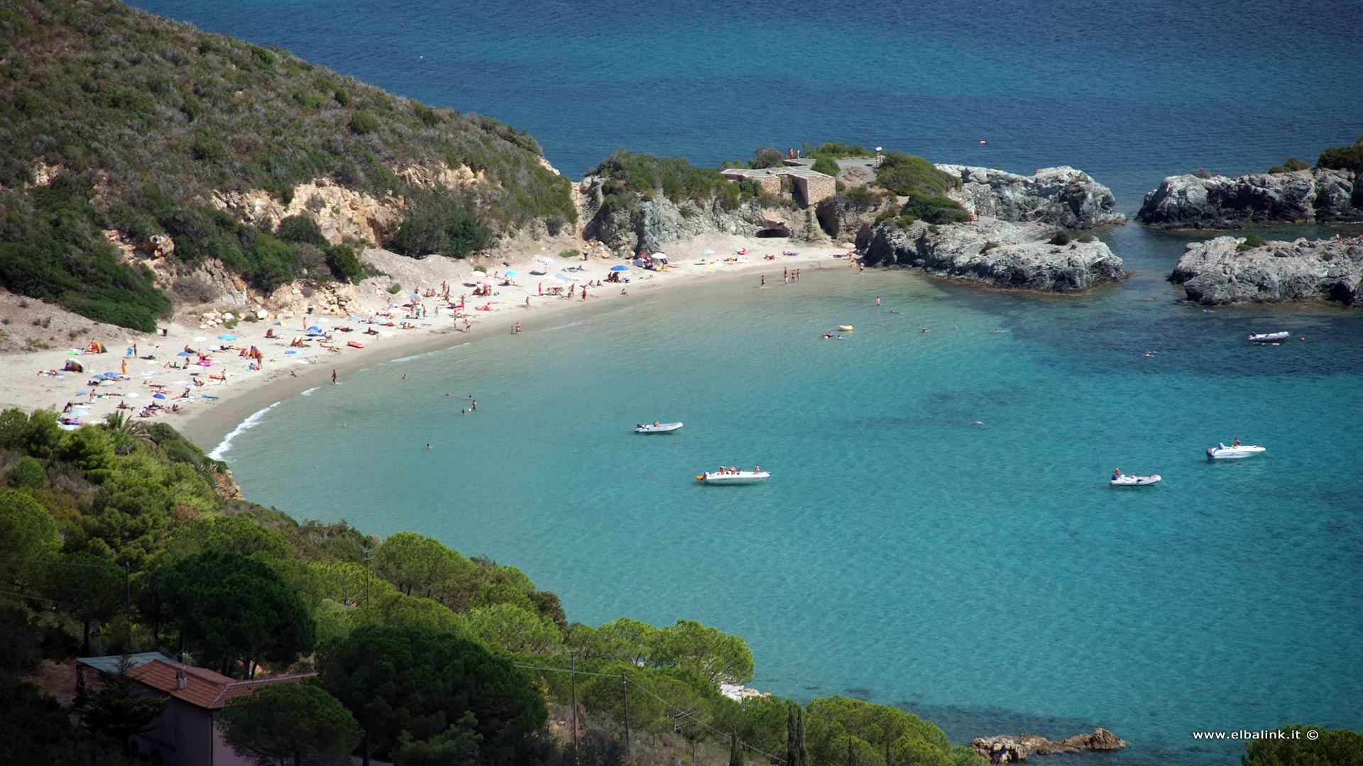 Spiaggia Di Laconella Spiaggia Di Sabbia Allelba A Capoliveri