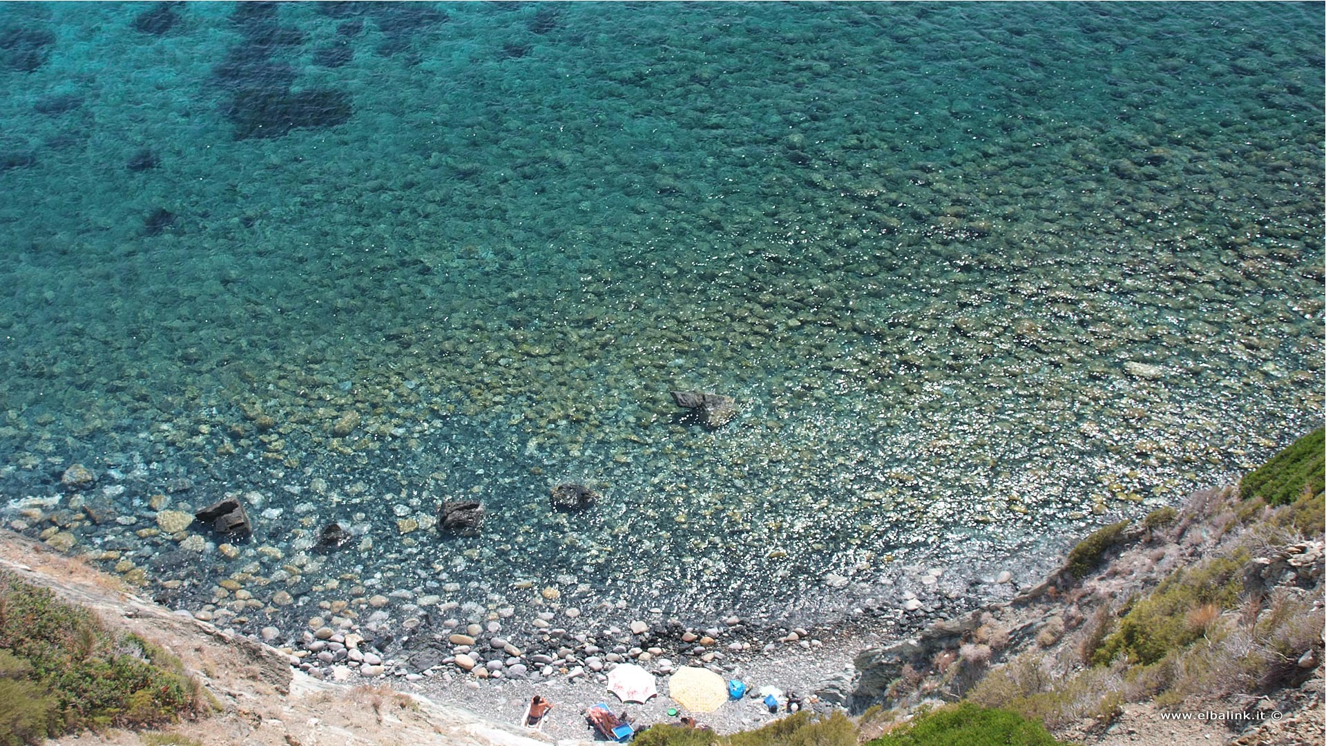 Spiaggia dell'Ogliera a Pomonte - Isola d'Elba
